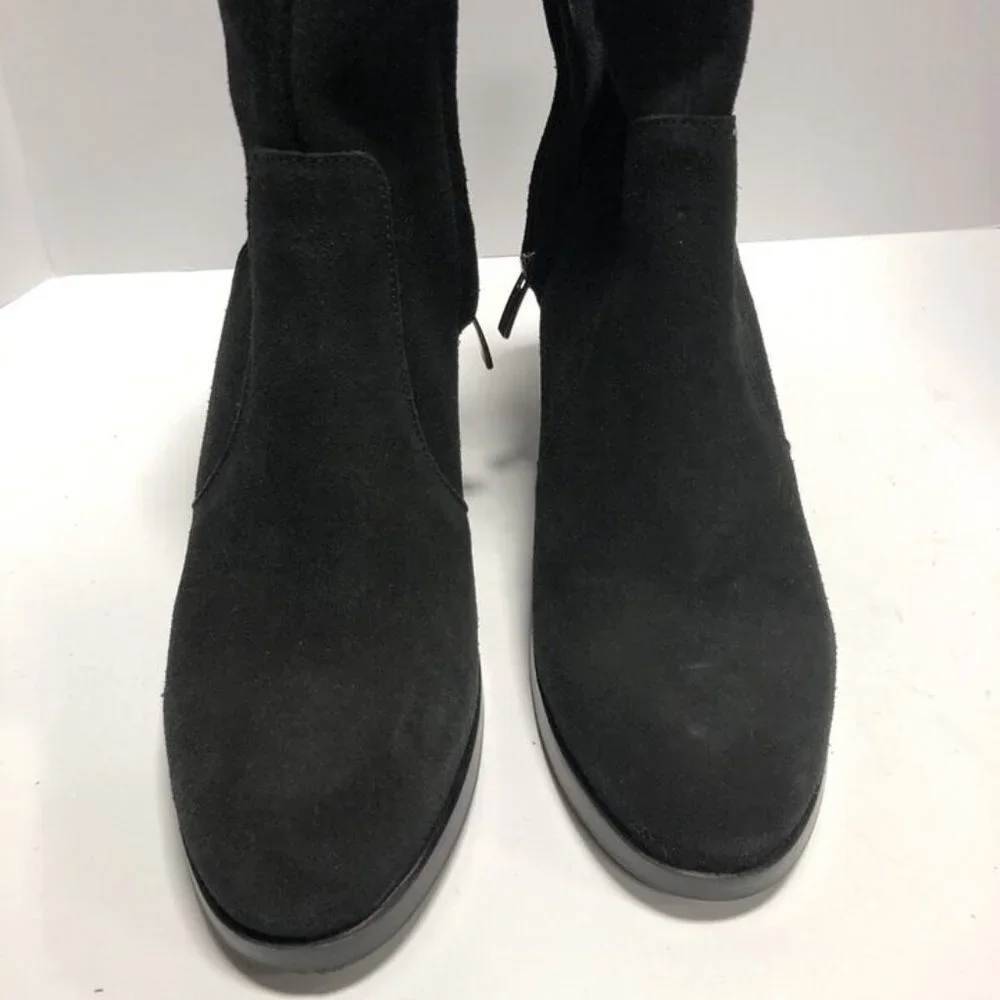 La Canadienne Women's Petra Boot Black Suede, Size 10M